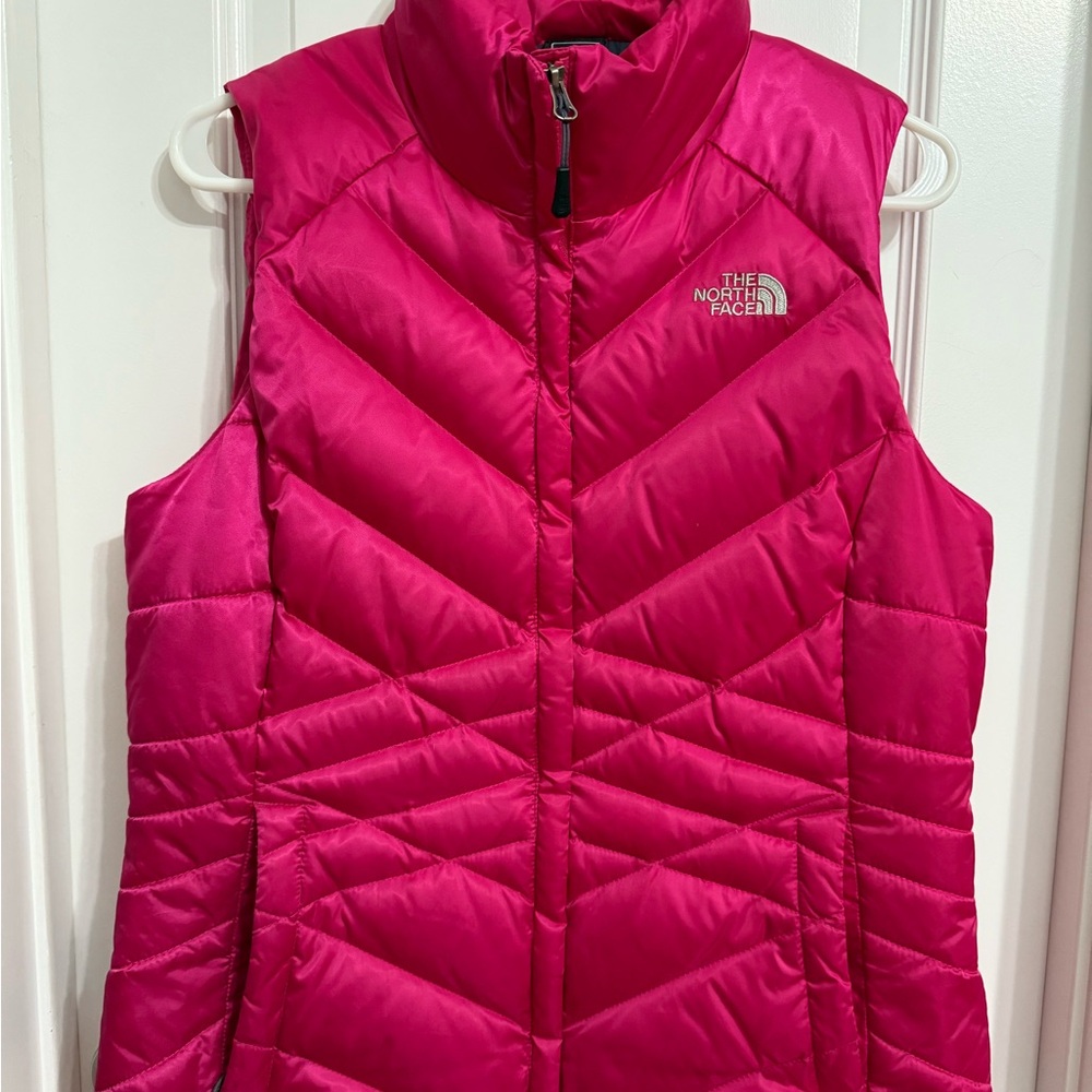 The North Face Pink Quilted Puffer Vest